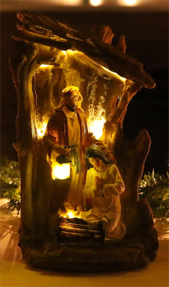 Lighted Holy Family by Dicksons, product view 8