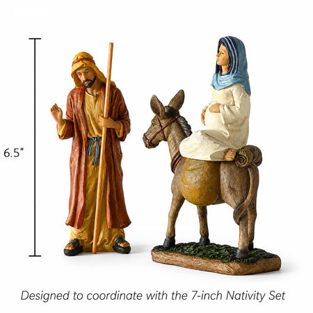 Traveling Holy Family - 3 Pieces for 7H Set by Dicksons, product view 2