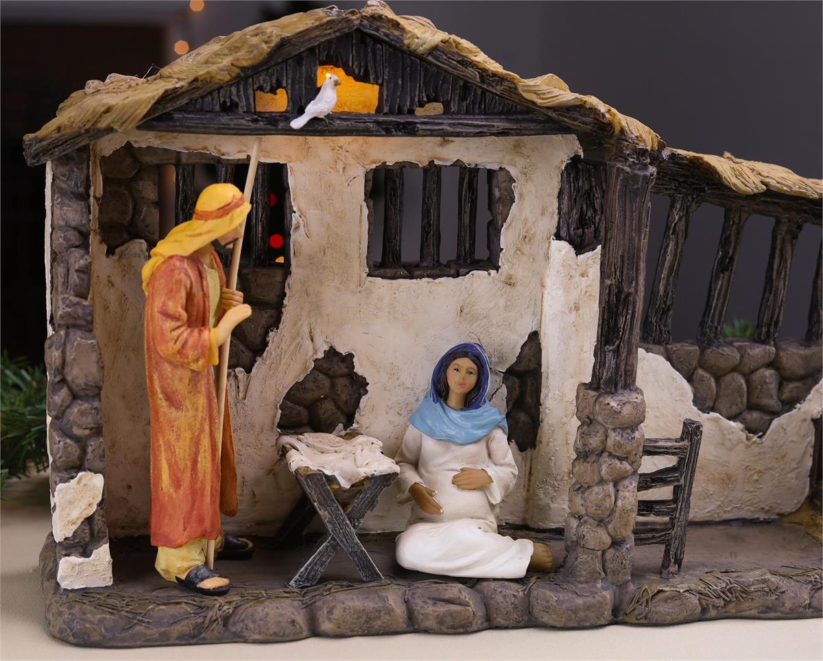 Traveling Holy Family - 3 Pieces for 7H Set by Dicksons, product view 6