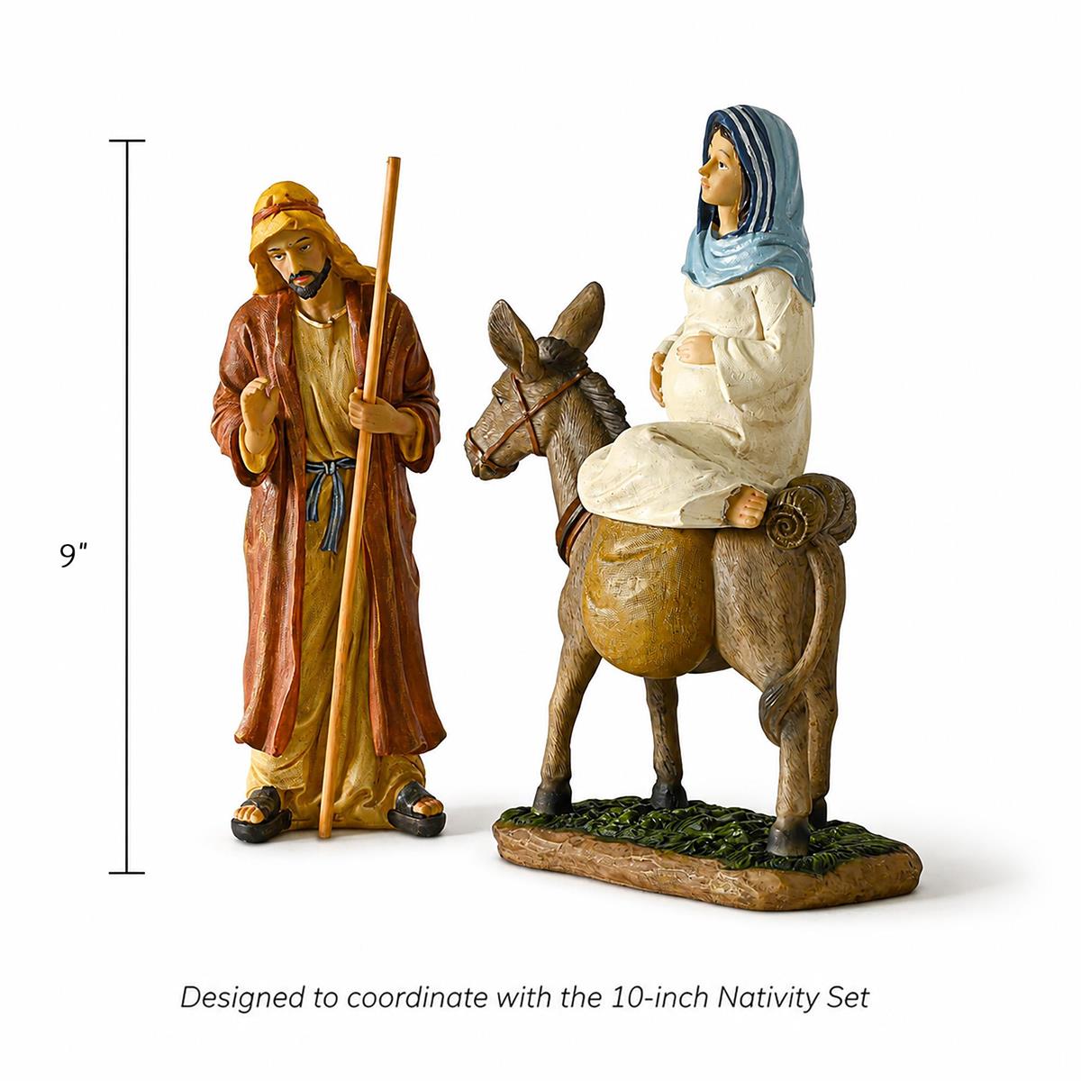 Traveling Holy Family - 3pcs for 10H Set by Dicksons, product view 2
