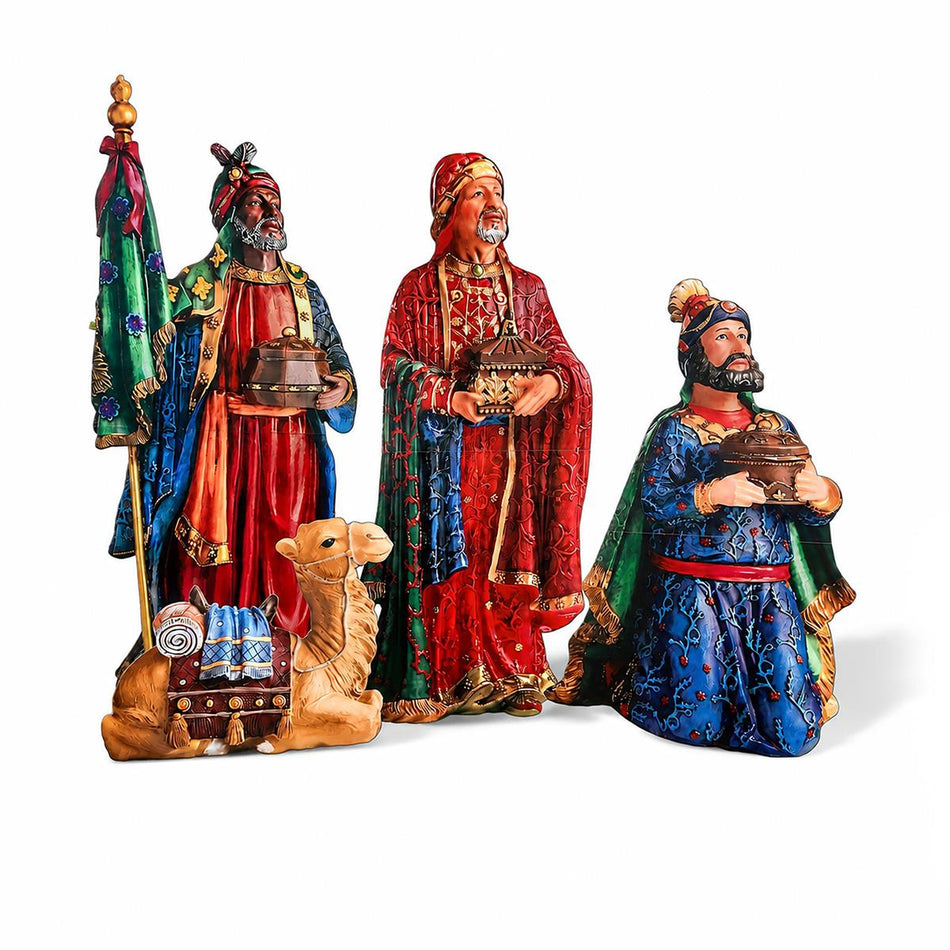 4Pc Kings/Camel Outdoor Nativity Set by Dicksons