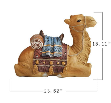 4Pc Kings/Camel Outdoor Nativity Set by Dicksons, product view 5