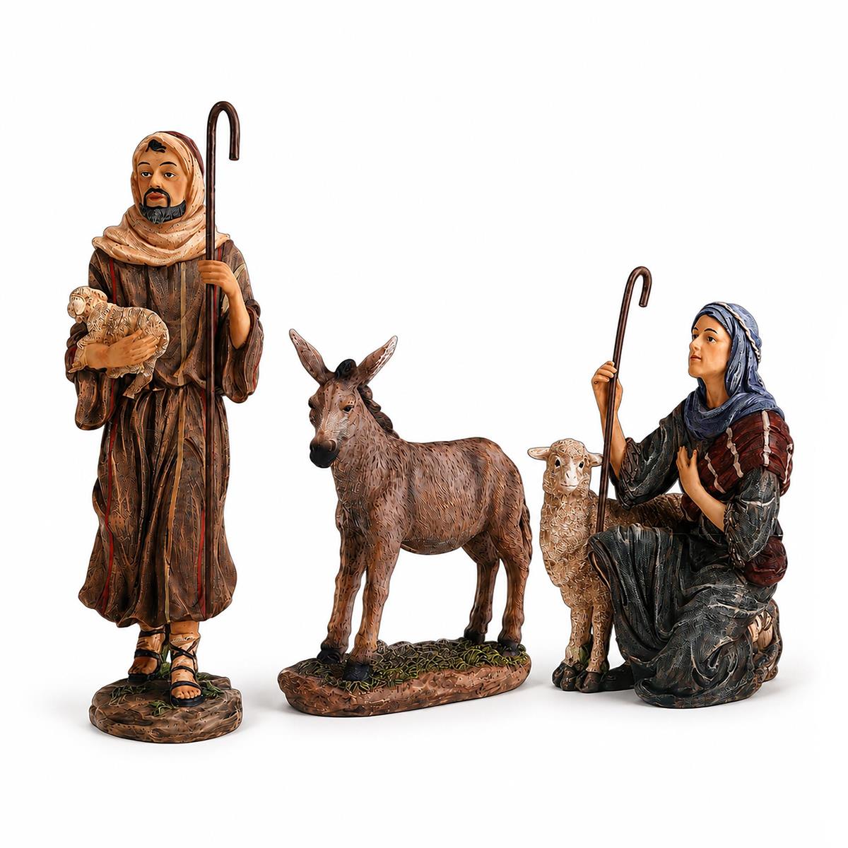 4Pc Shepherds/Animals Outdoor Nativity by Dicksons