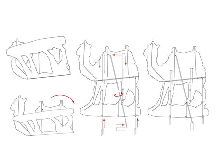 Animals for Outdoor Nativity Set by Dicksons, product view 4