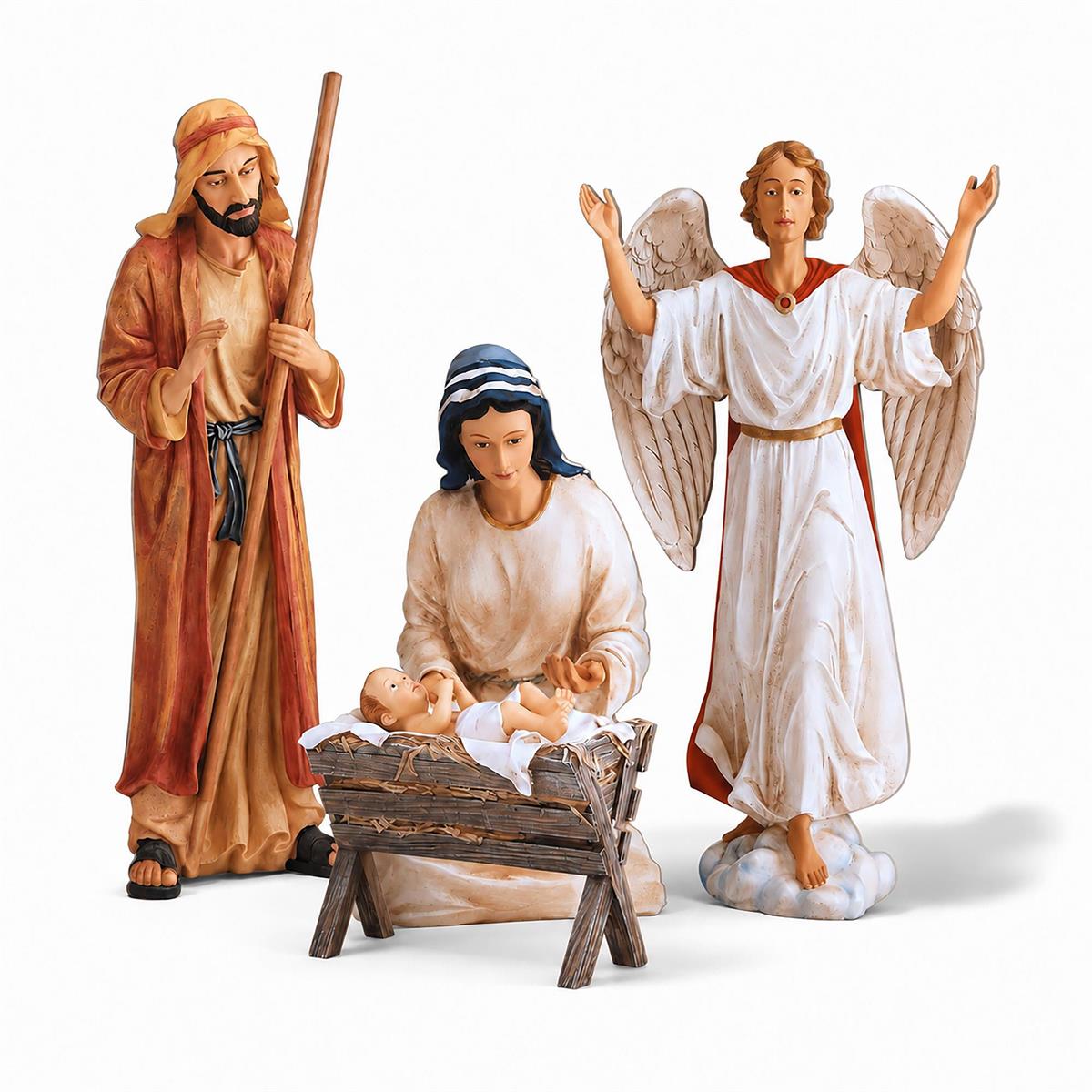 4Pc Holy Family Outdoor Nativity Set by Dicksons