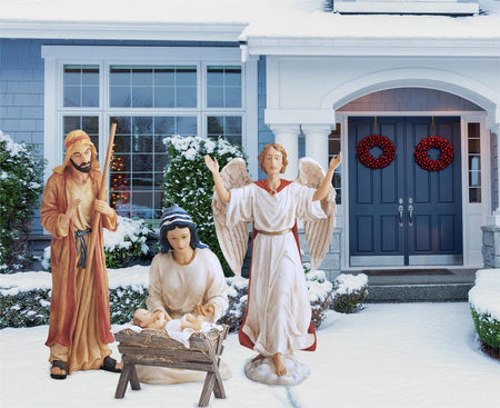 4Pc Holy Family Outdoor Nativity Set by Dicksons, product view 3