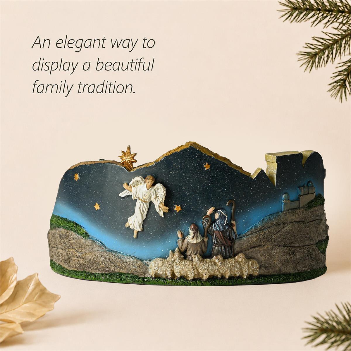 Deluxe Lighted Panorama Nativity with Gifts by Dicksons, product view 3