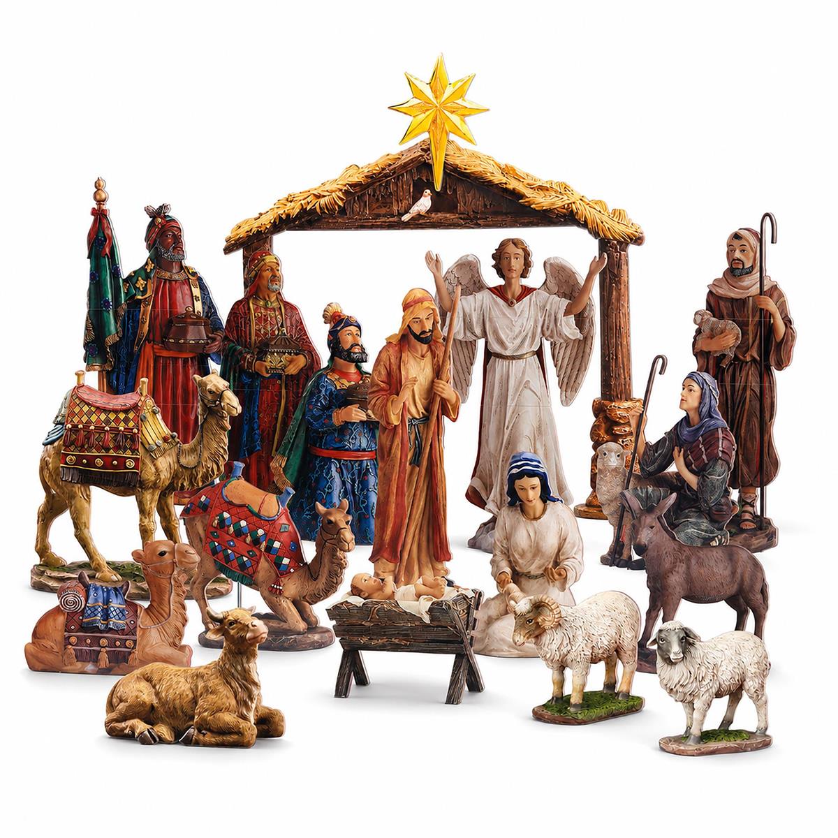 Three Kings 17-Piece Outdoor Nativity by Dicksons