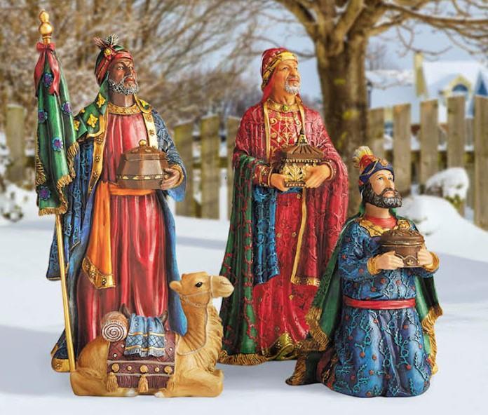Three Kings 17-Piece Outdoor Nativity by Dicksons, product view 2