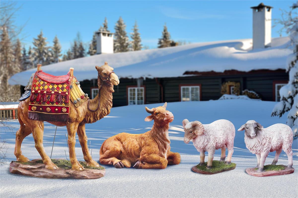Three Kings 17-Piece Outdoor Nativity by Dicksons, product view 5