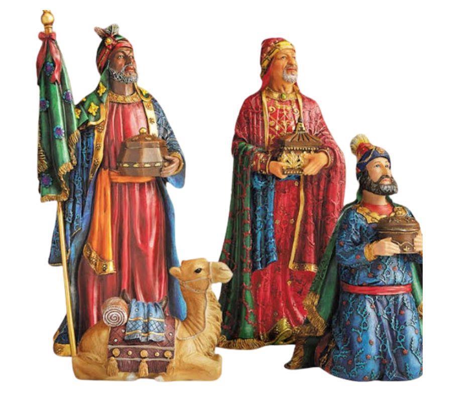 Three Kings 17-Piece Outdoor Nativity by Dicksons, product view 6