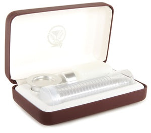 Silvertone Components Disposable Cup Communion Set with Maroon Case