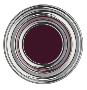 Anodized Silvertone Aluminum Offering Plate with Maroon IHS Pad