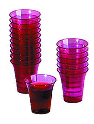 Artistic Grape-Colored Disposable Communion Cups - Made in the USA (1,000) SALE