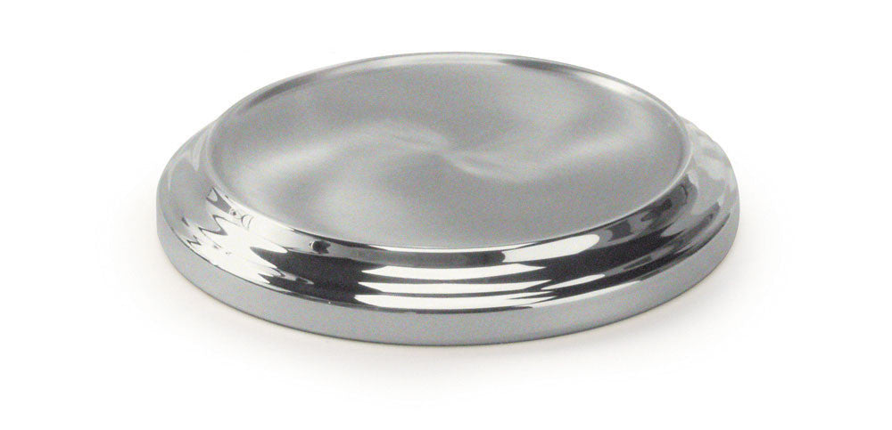 Bread Plate Base - Polished Aluminum by Artistic, one of the items in the Artistic Polished Aluminum Bread Plate Set: Base, Bread Plate, Cover and Stacking Plate. A photograph of the assembled set is pending.