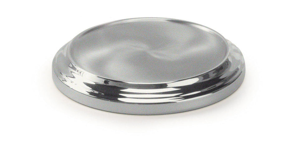 Bread Plate Base - Polished Aluminum by Artistic, one of the items in the Artistic Polished Aluminum Bread Plate Set: Base, Bread Plate, Cover and Stacking Plate. A photograph of the assembled set is pending.