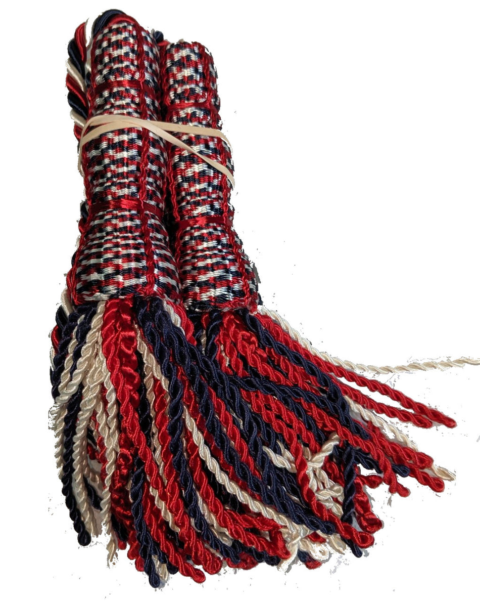 Cord & Tassel - Red White & Blue