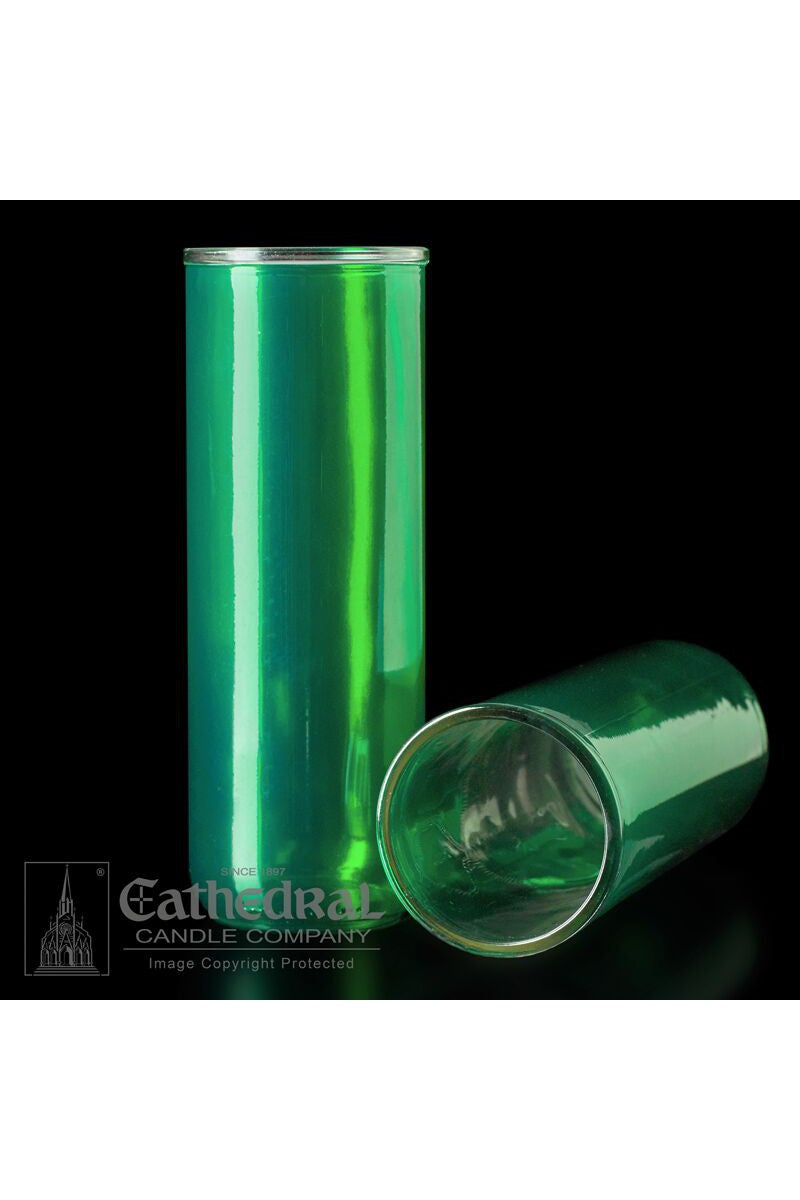 Reusable Glass Globes - Green (5,6,7-Day) - UM1615-49 by Anchor Christian Distributors