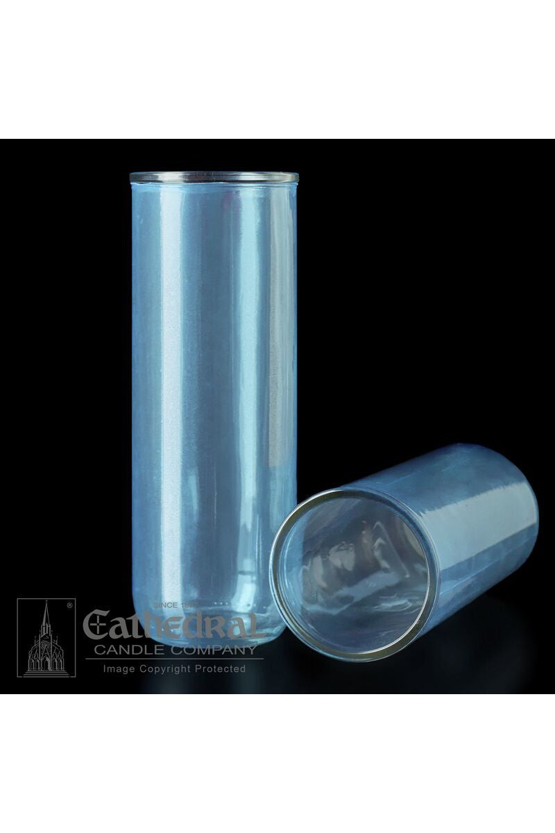 Reusable Glass Globes - Light Blue (5,6,7-Day) - UM1615-27 by Anchor Christian Distributors