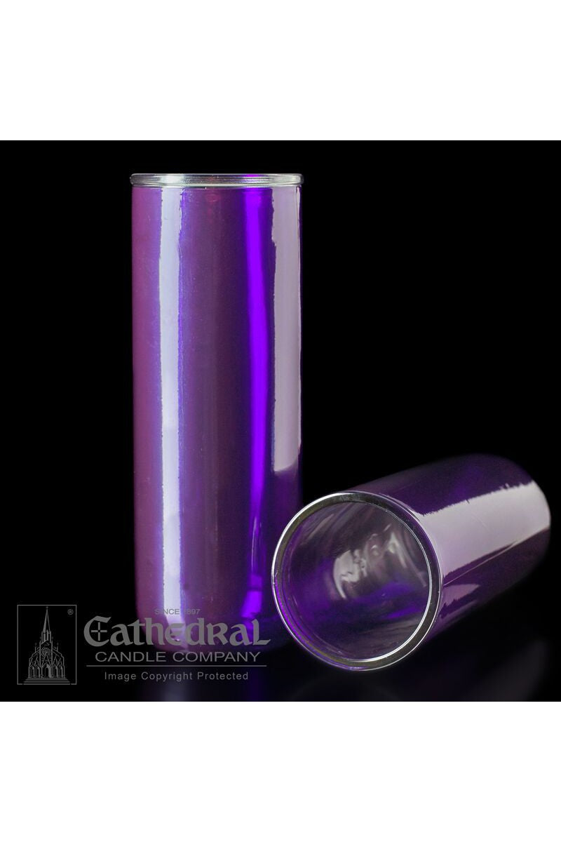 Reusable Glass Globes - Purple (5,6,7-Day) - UM1615-19 by Anchor Christian Distributors