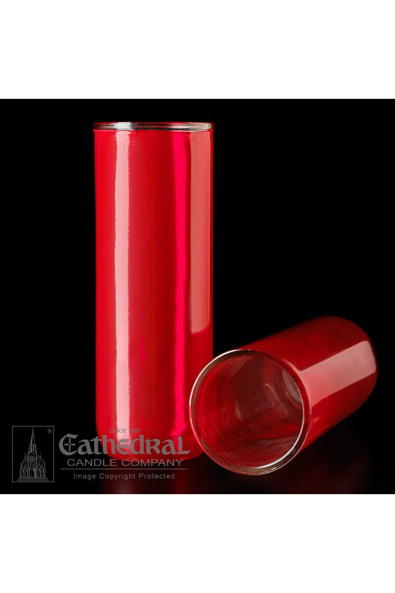 Reusable Glass Globes - Ruby (5,6,7-Day) - UM1615-47 by Anchor Christian Distributors