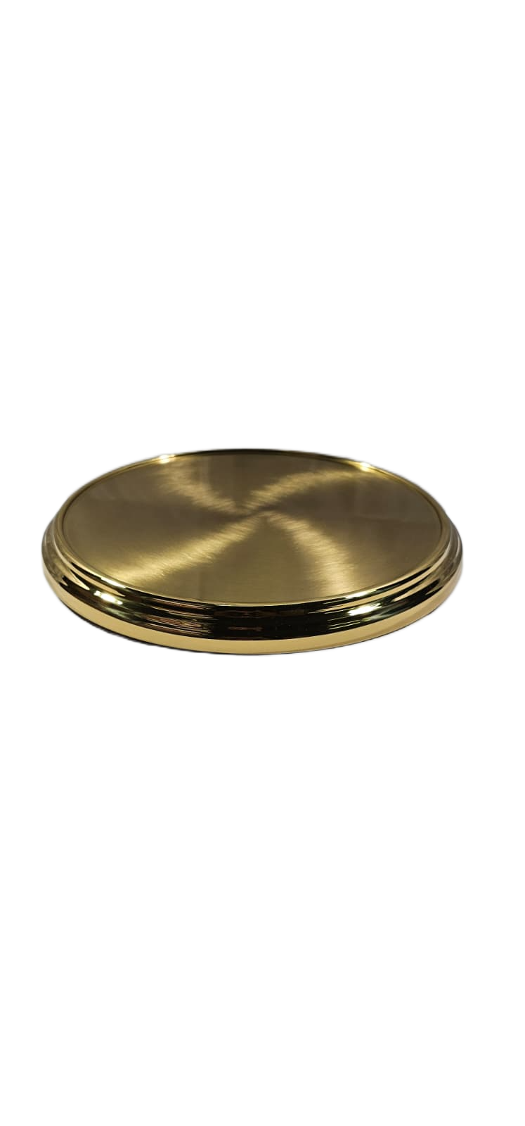 Highly Polished Solid Brass Communion Tray Base by Sudbury Brass