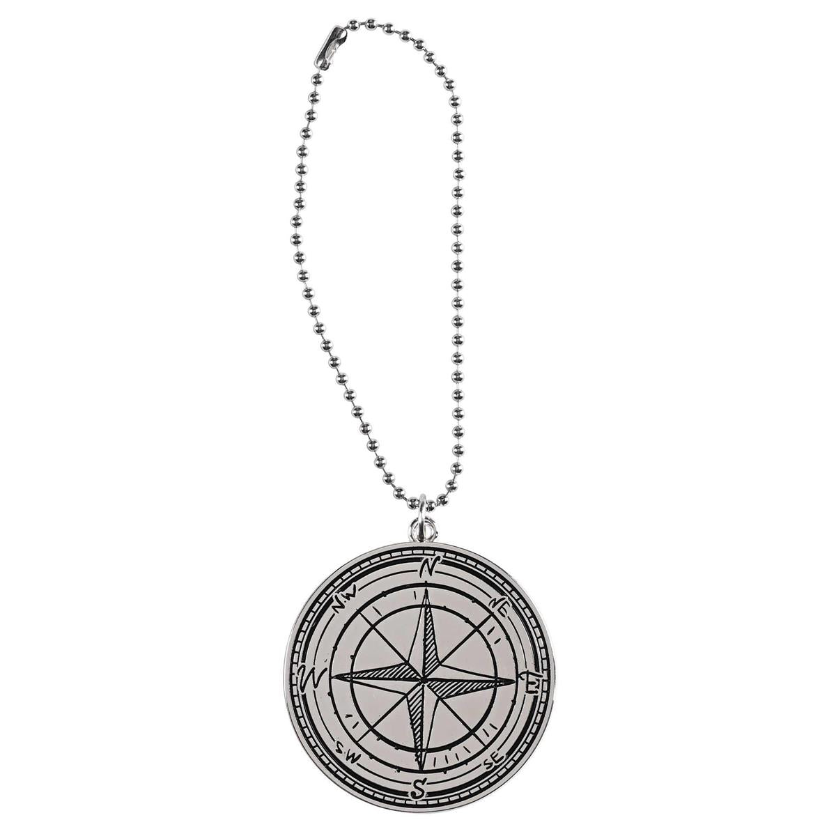 Auto Dangle Graduation Silver Compass by Dicksons, product view 2