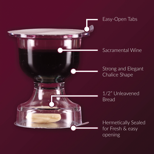 Sacramental Wine & Bread Chalice-Pack of 1,200