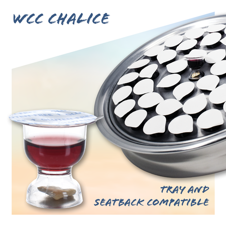 Sacramental Wine & Gluten Free Bread Chalice Pack of 100 by WCC, product view 6