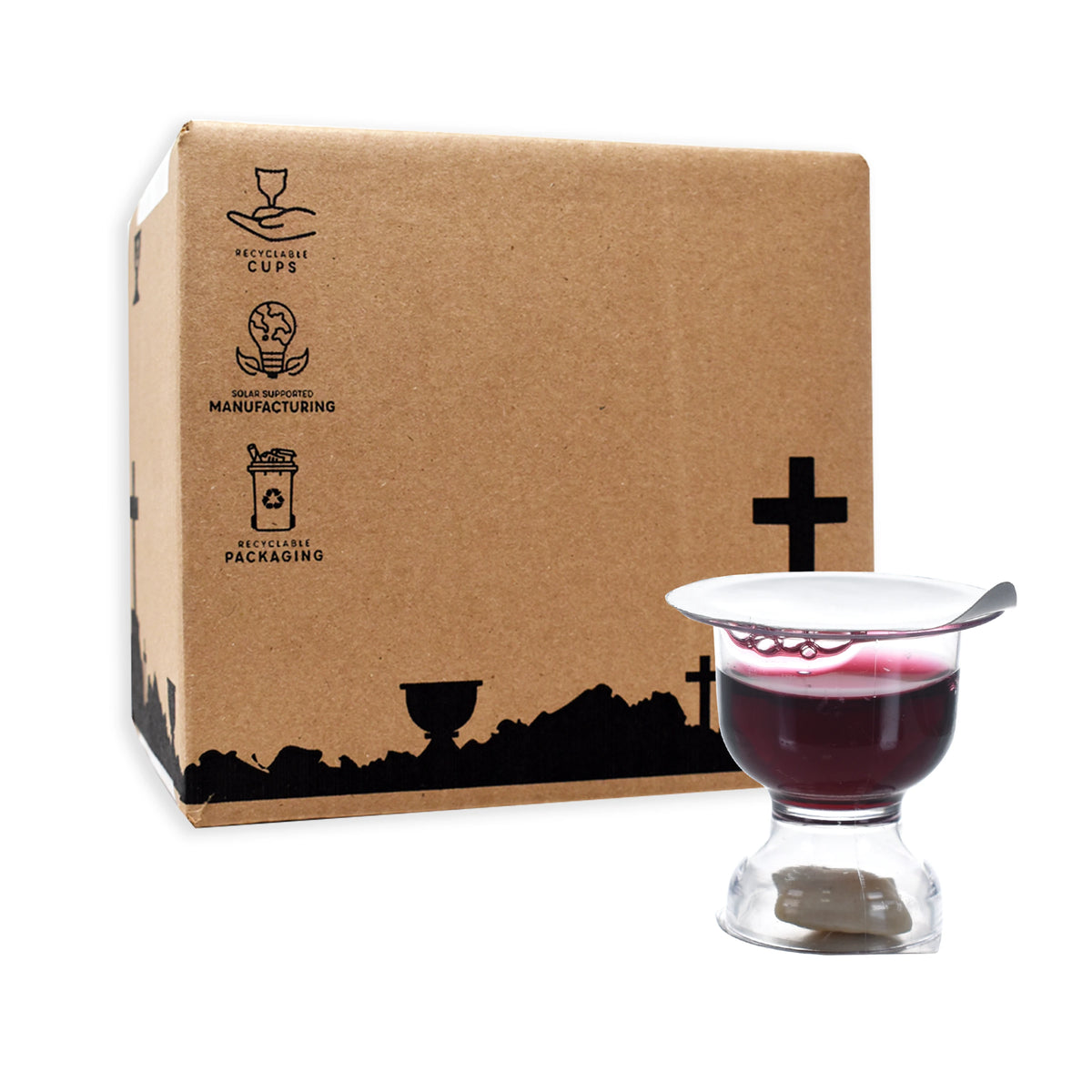 World Communion Cup Juice & Bread Chalices - 200 Count by WCC, product view 6
