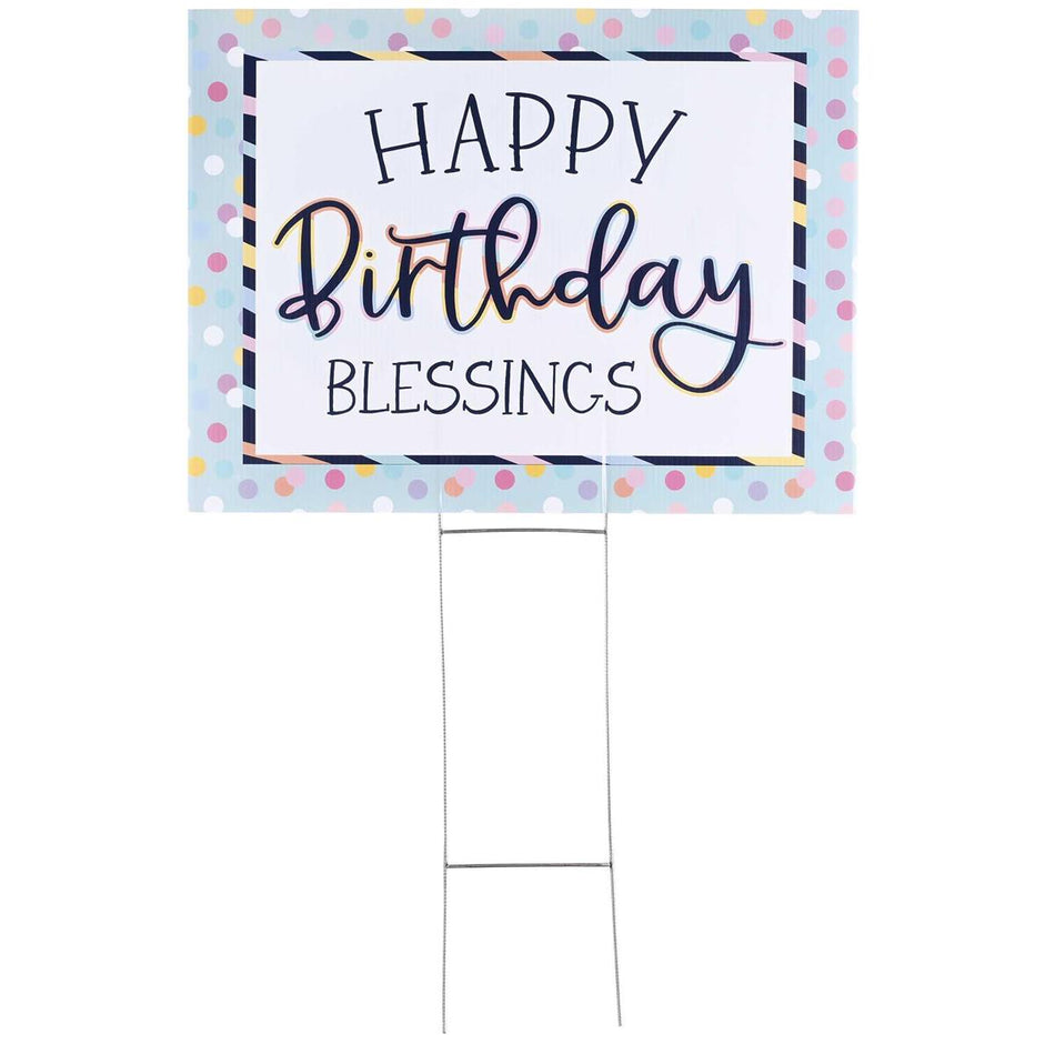 Yard Sign Happy Birthday Blessings by Dicksons