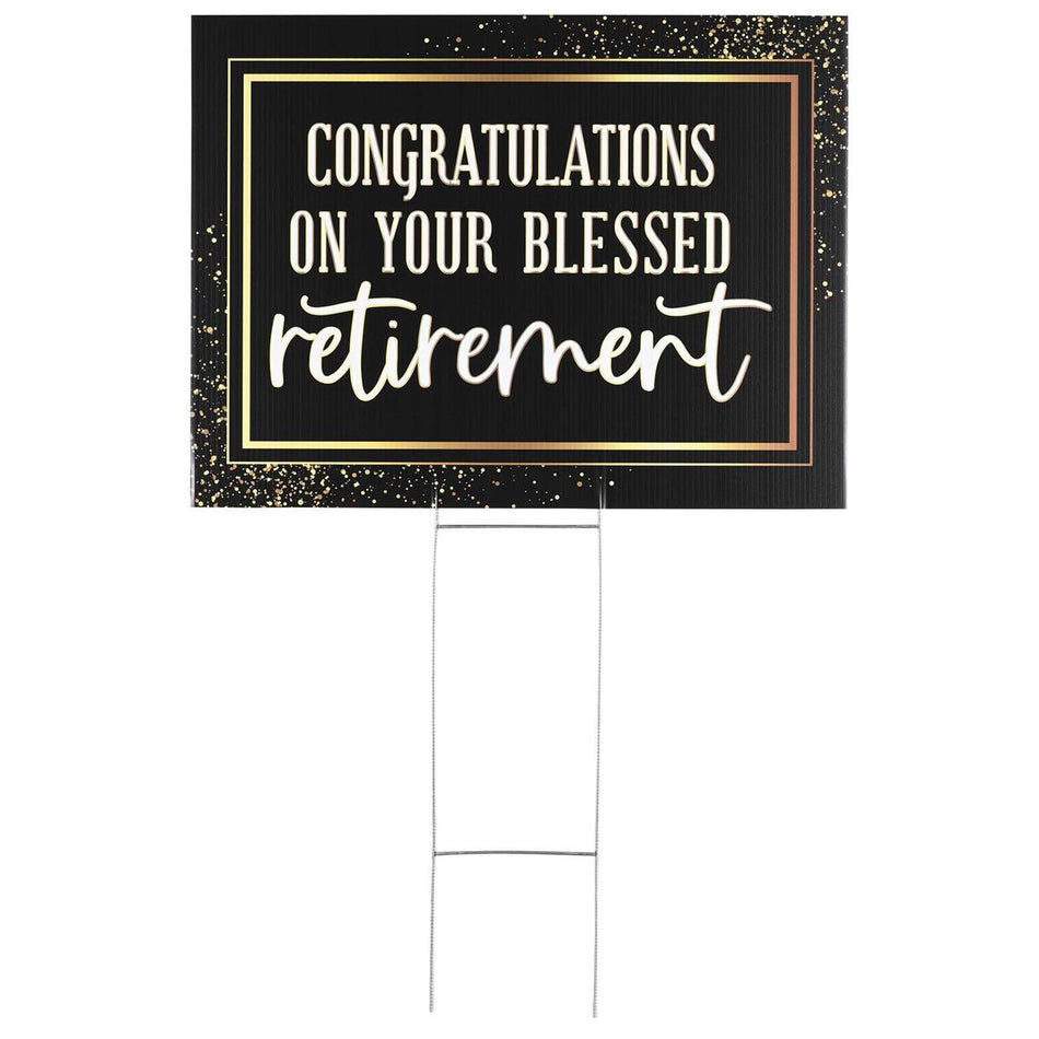 Yard Sign Retirement Congratulations by Dicksons