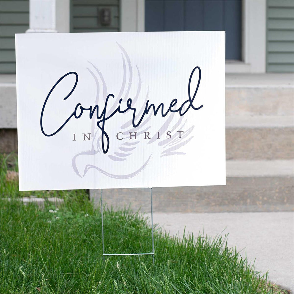 Yard Sign Confirmed In Christ by Dicksons, product view 2