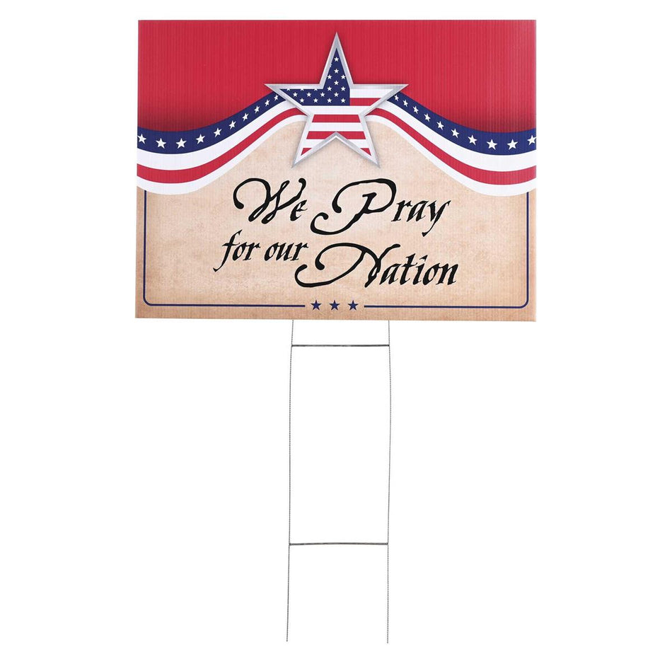 Yard Sign We Pray For Our Nation by Dicksons