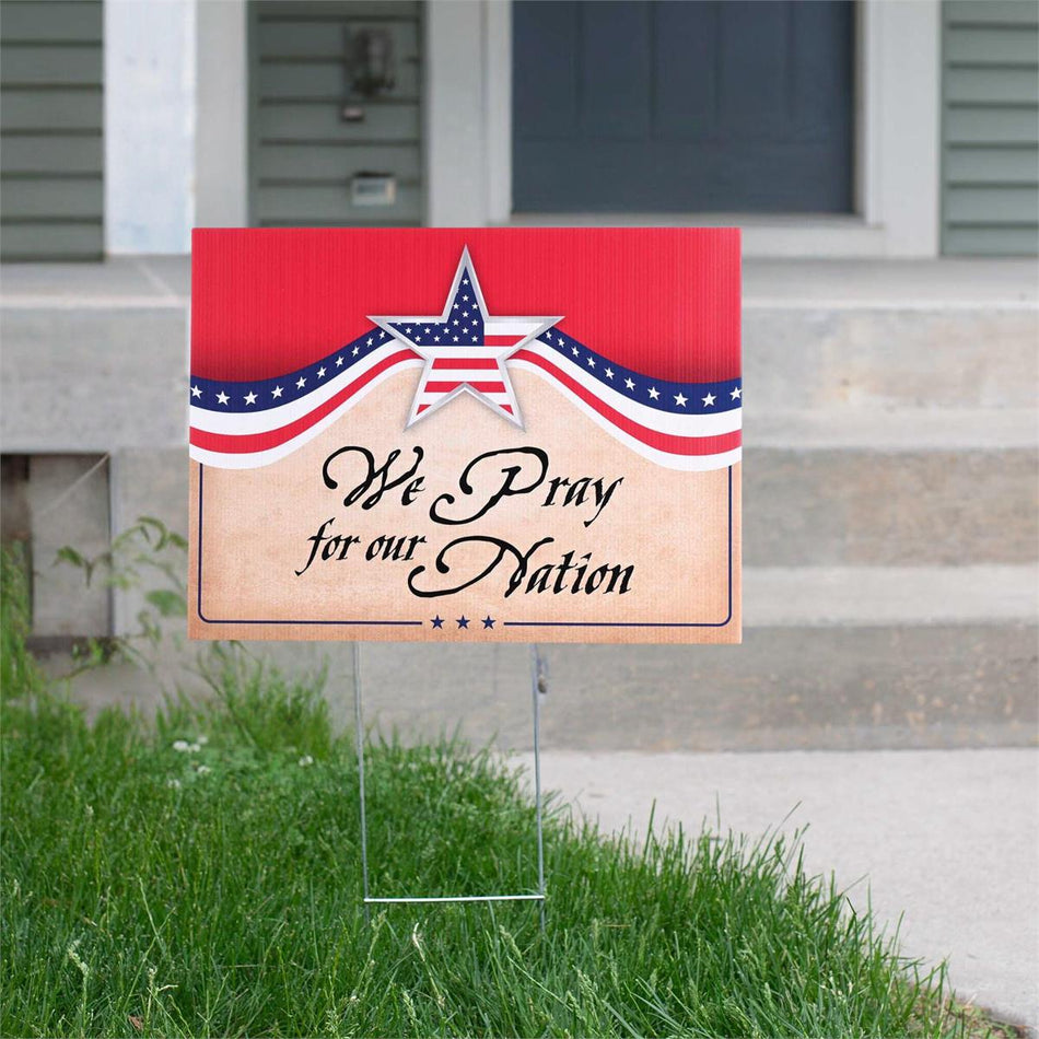 Yard Sign We Pray For Our Nation by Dicksons, product view 2