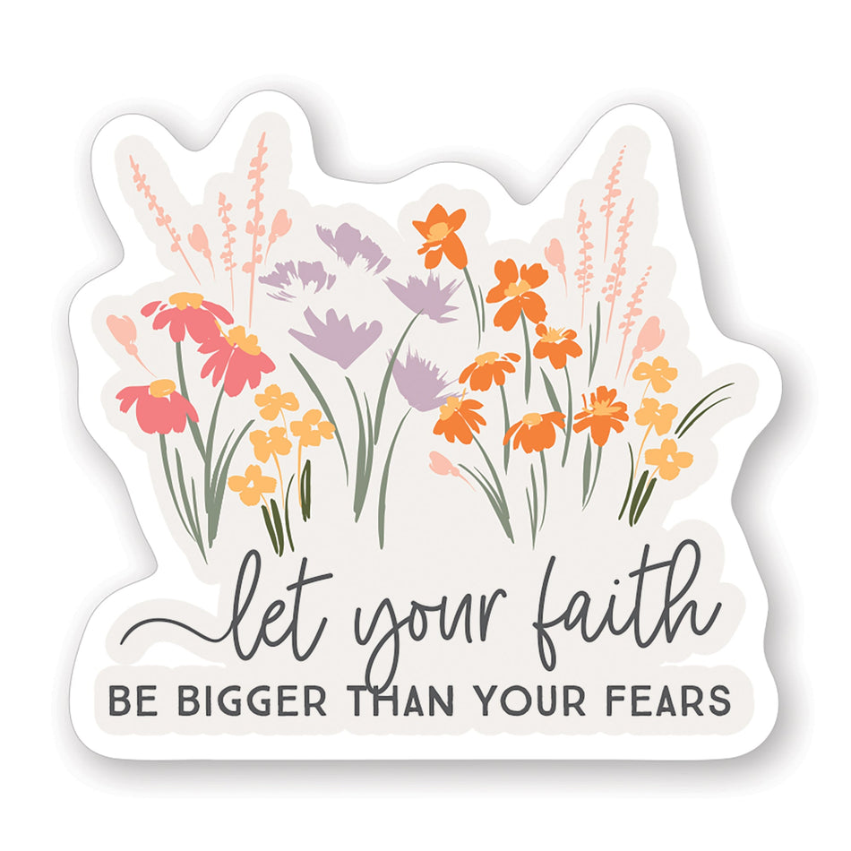 Let Your Faith Flowers Stickers by Anchor Christian Distributors