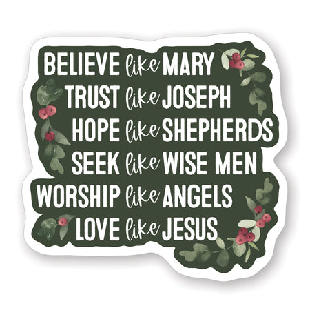 Believe Like Mary Stickers by Anchor Christian Distributors