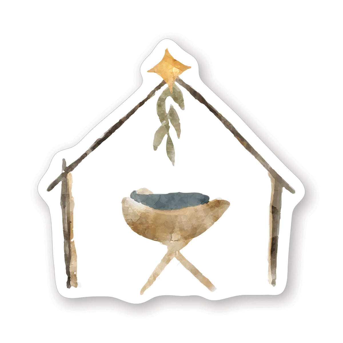 Manger Stable Stickers by Anchor Christian Distributors