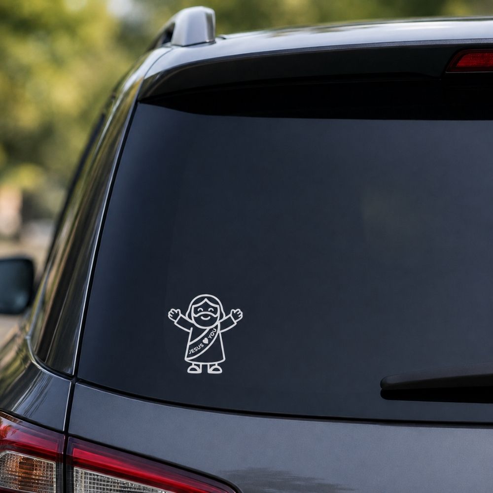 Decal Vinyl Jesus by Swanson Christian Products
