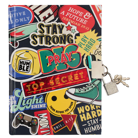 Stay Strong Secret Diary by Christian Art Gifts