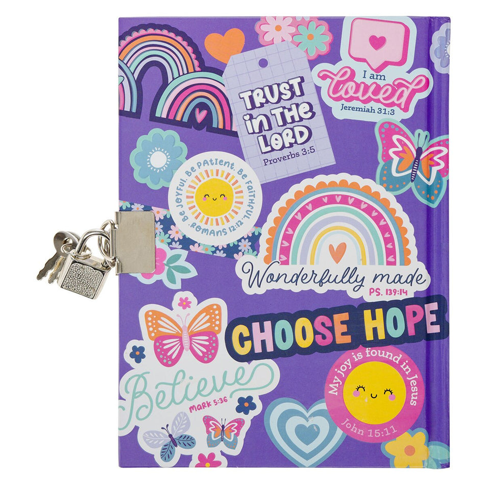Shine for Jesus Stickers Secret Diary by Christian Art Gifts, product view 2