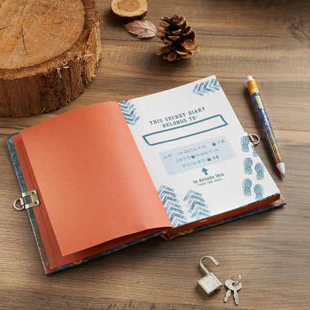 Adventure with Jesus Glow In The Dark Secret Diary - Psalm 16:11 by Christian Art Gifts, product view 3