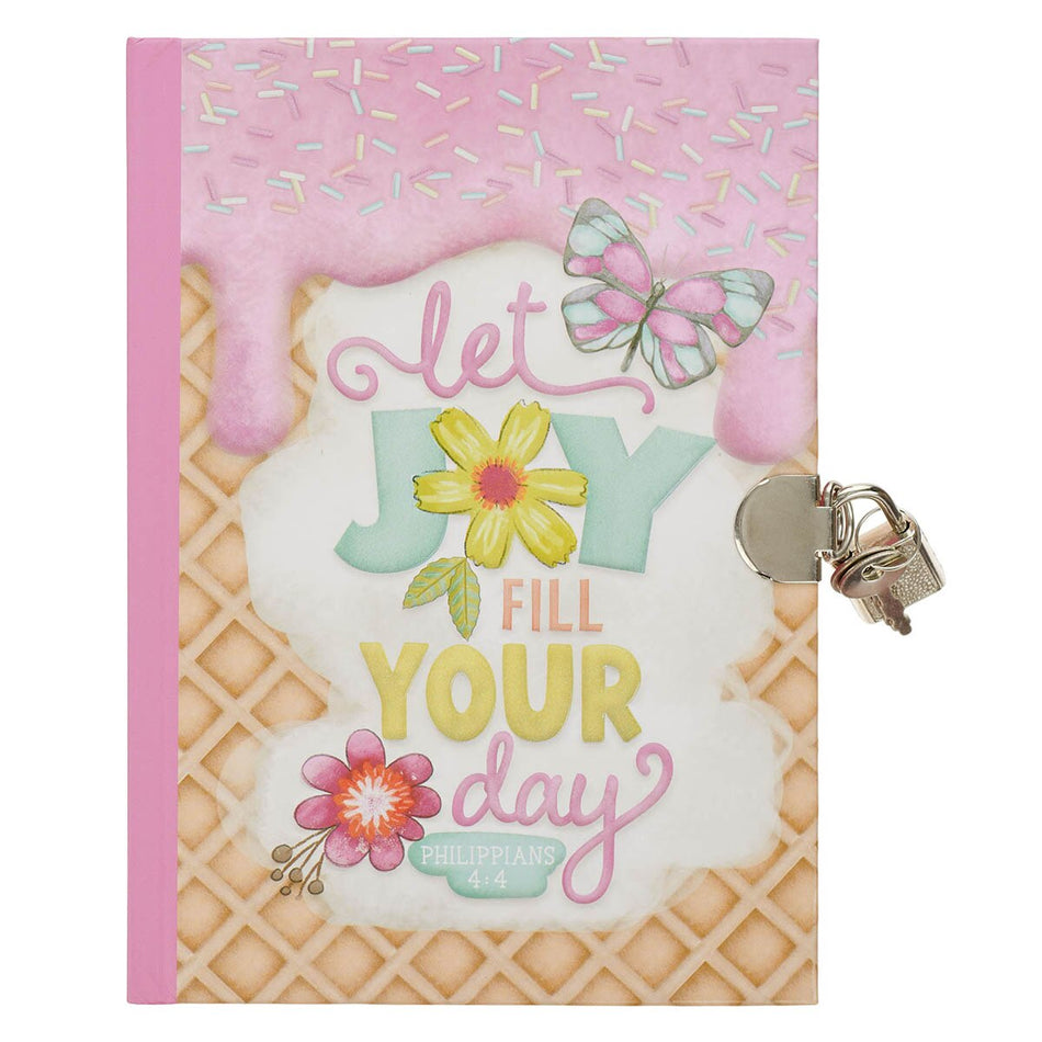 Let Joy Fill Your Day Secret Diary - Philippians 4:4 by Christian Art Gifts