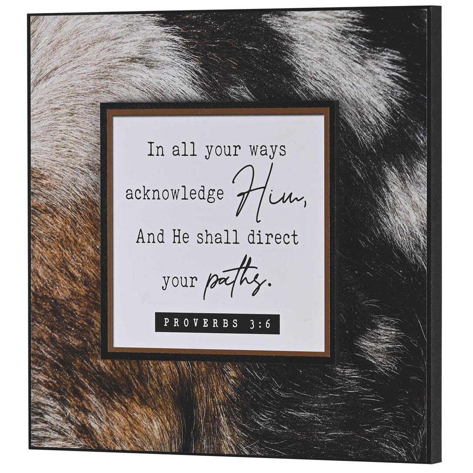 Stacked Wall Plaque In All Your Ways by Dicksons