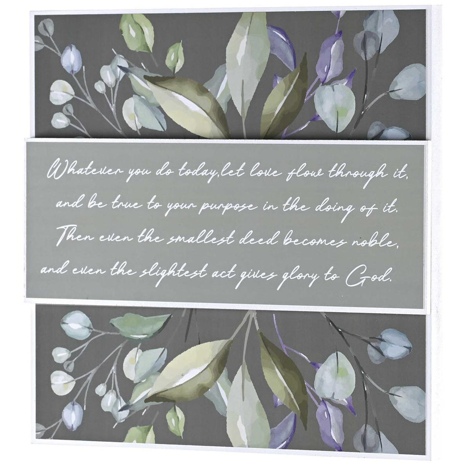 Stacked Wall Plaque Whatever You Do by Dicksons