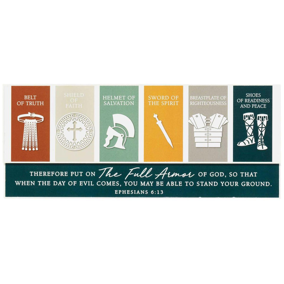 Stacked Wall Plaque Armor Of God by Dicksons, product view 2