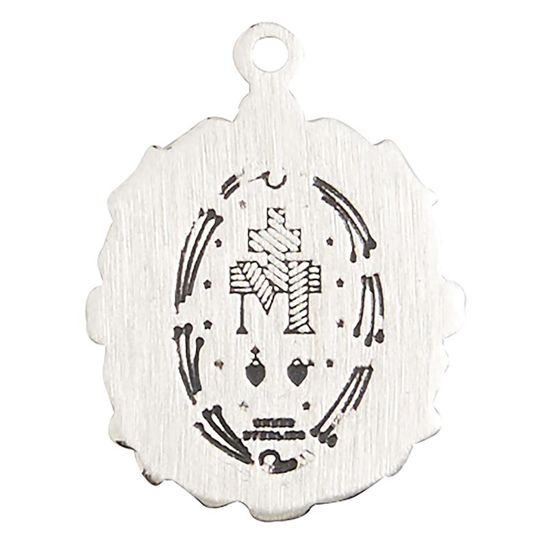 Silver Miraculous Medal (SS4550) by Christian Brands, product view 2