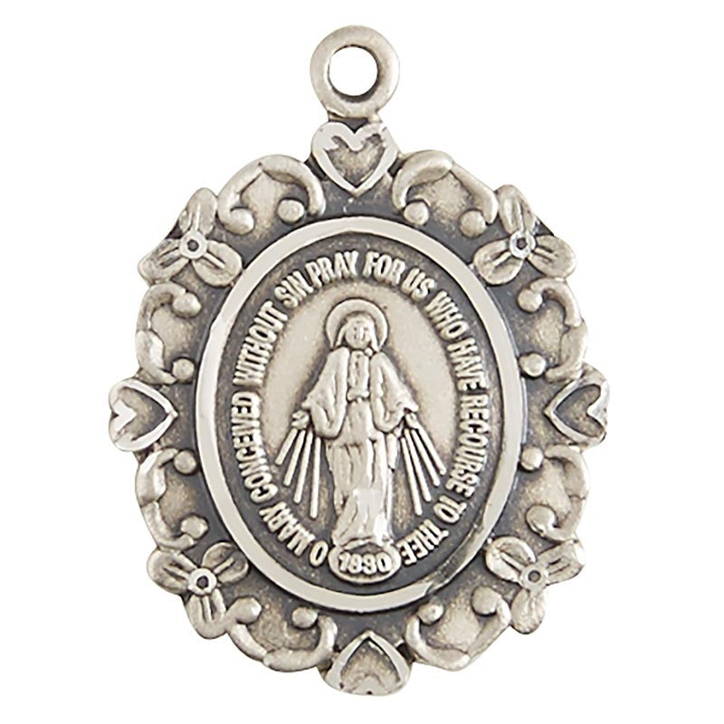 Silver Miraculous Medal (SS4550)