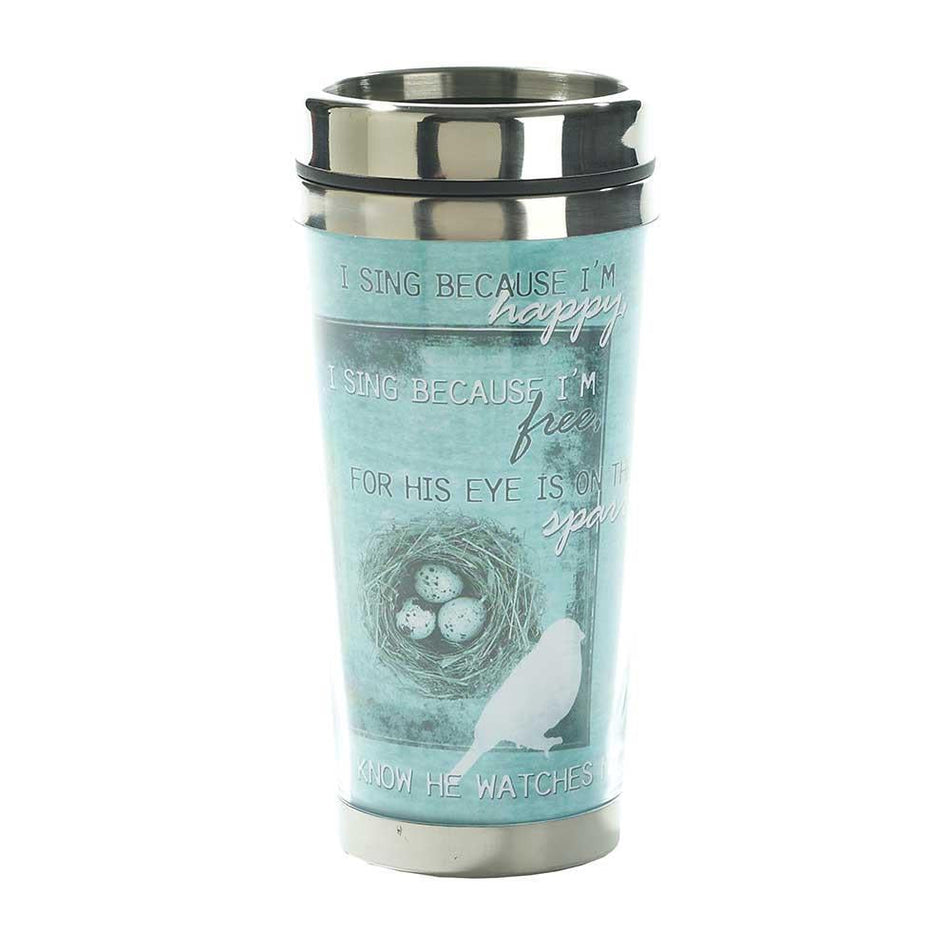 Travel Mug His Eye on the Sparrow 16 oz by Dicksons