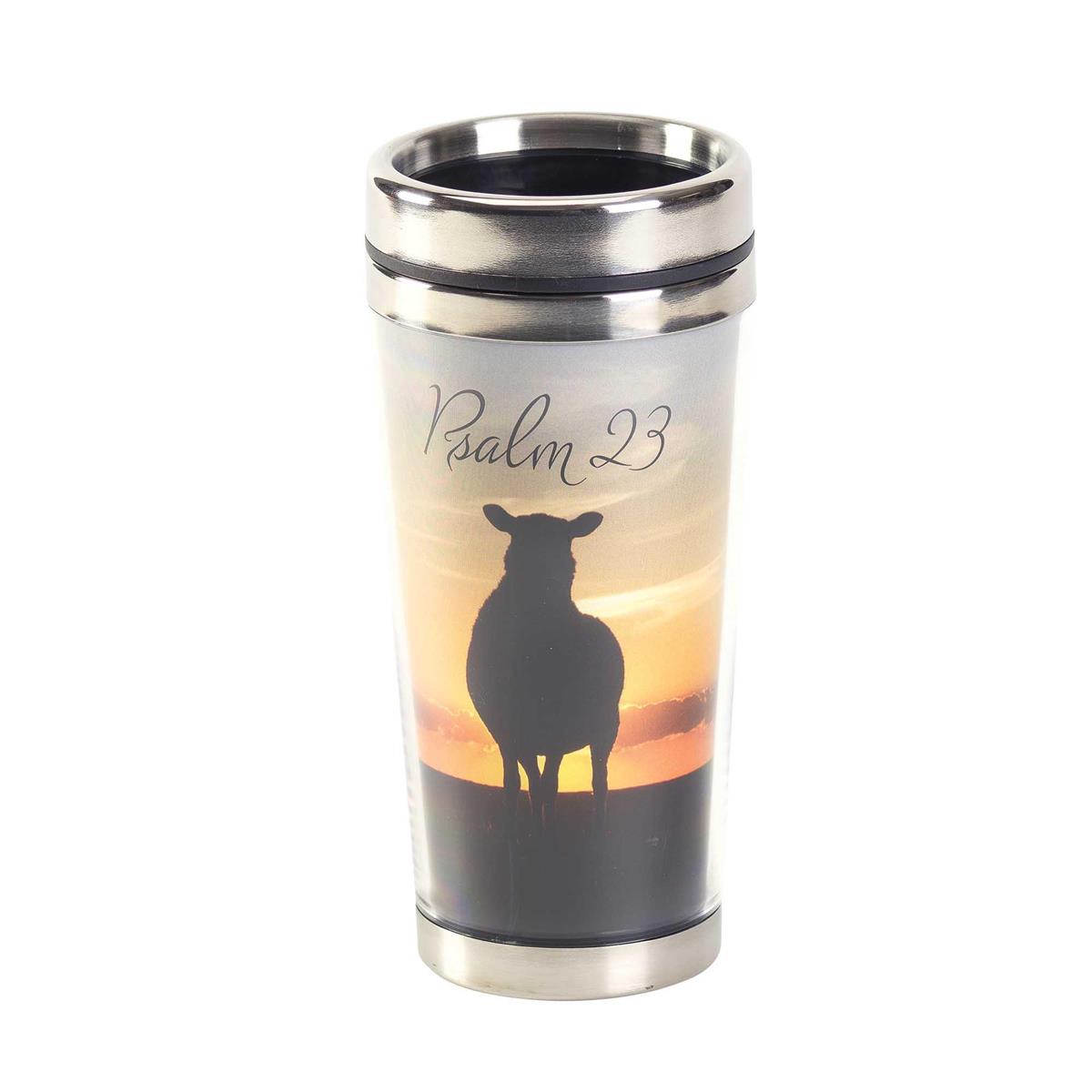 Travel Mug Psalm 23 16 Oz (SSMUG-303) by Dicksons